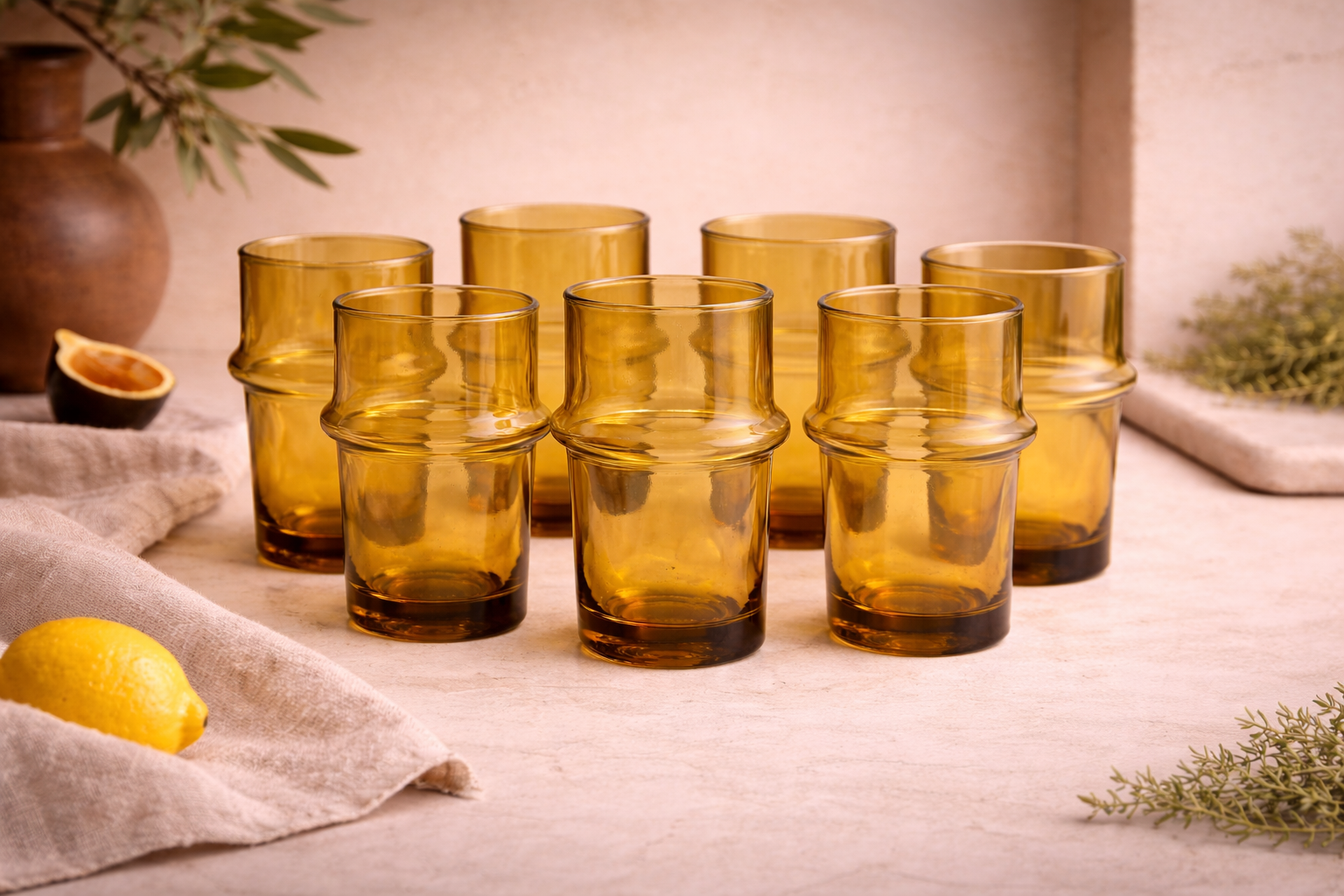 Sahara Ridged Tumblers