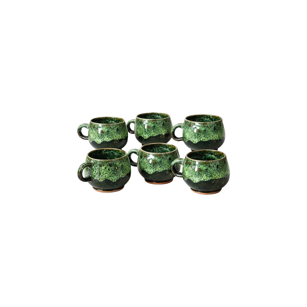 6 Verdant Mugs
