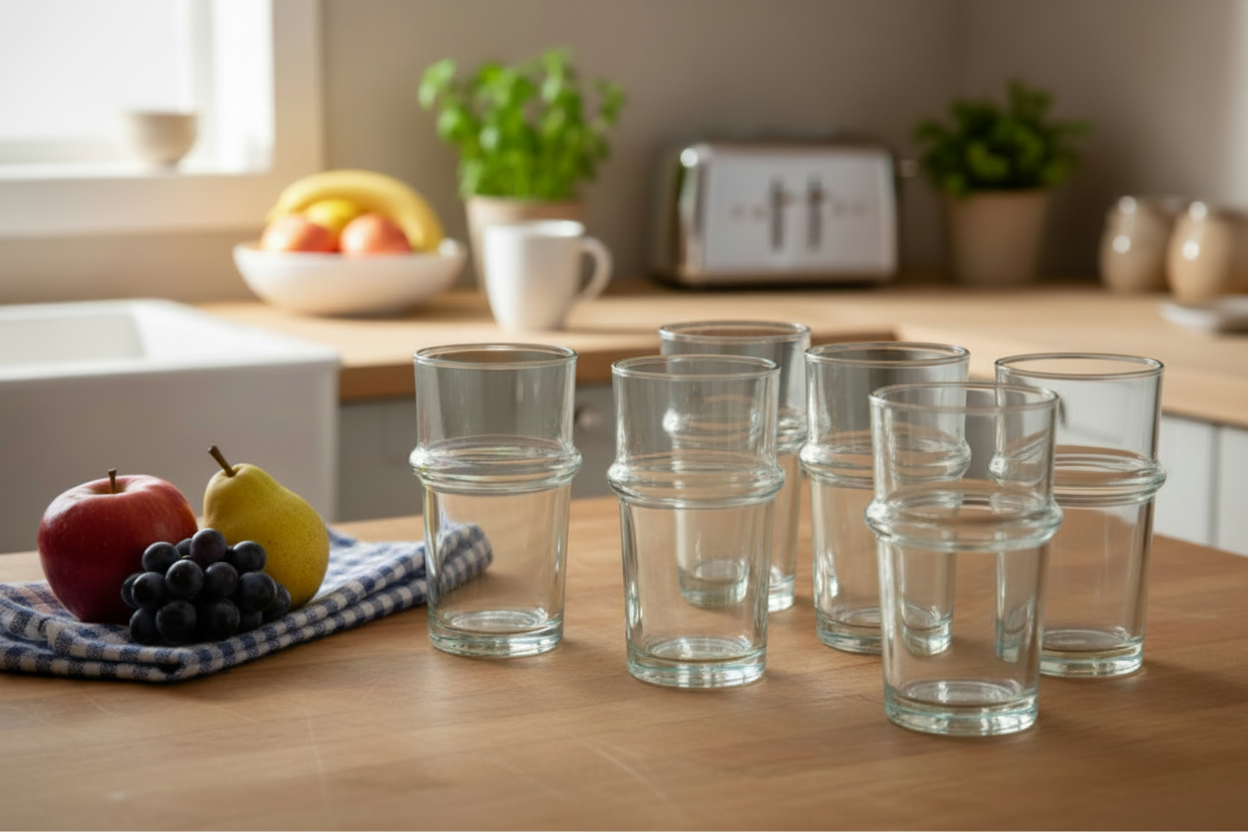 6 Essaouira Ridged Highballs